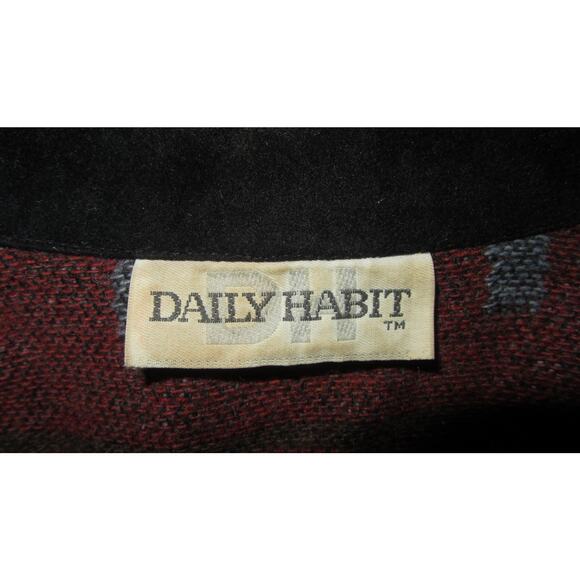 Vintage Western Aztec Print Lightweight Wool Jacket - Picture 5 of 6